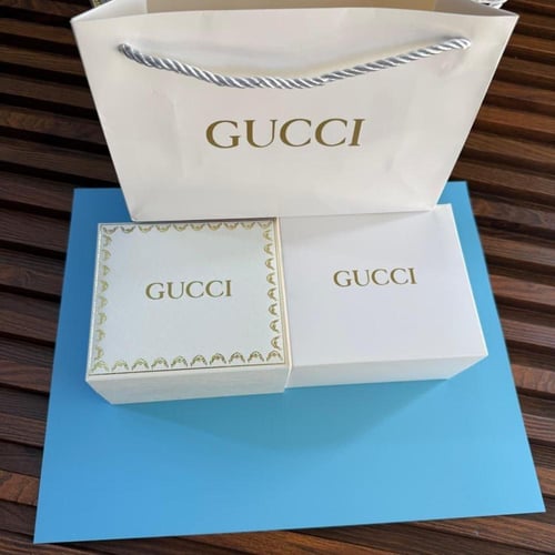 ساعة-GUCCI مينا رمادي