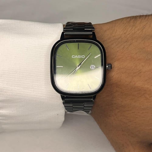 ساعة كاسيو LTP black (green)