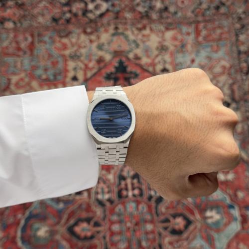 ساعة-GUCCI مينا كحلي