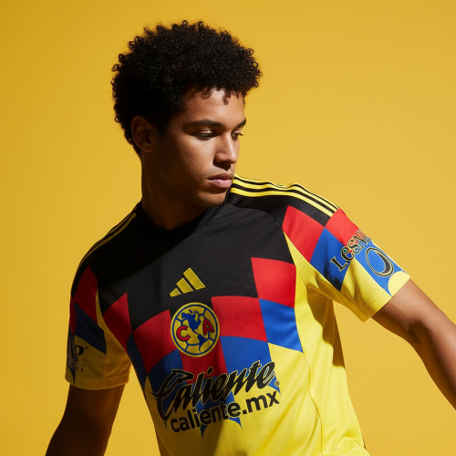 تيشيرت كلوب أمريكا الطقم الأول فئة اللاعبين 2025-2...