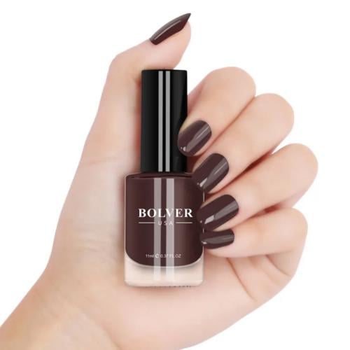 مناكير بني غامق بولفير - BOLVER لامع - 609