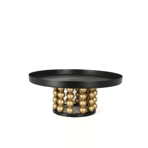 صحن تقديم أسود