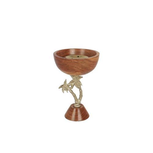 مبخرة خشبي شكل نخلة