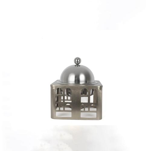 سخان طعام استيل 1.5 لتر مودرن فضي مربع