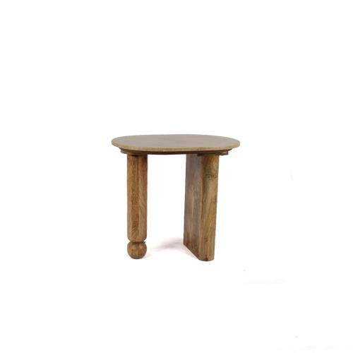 طاولة ترافنتينو خشب فاتح