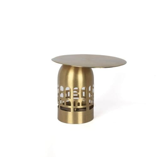 استاند تقديم معدن ذهبي مودرن