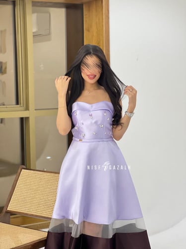 فستان سهره طويل ميكادو