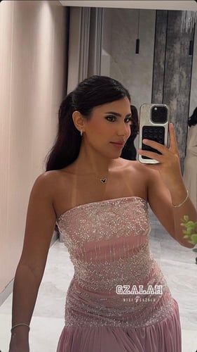 فستان ميمي مع شال