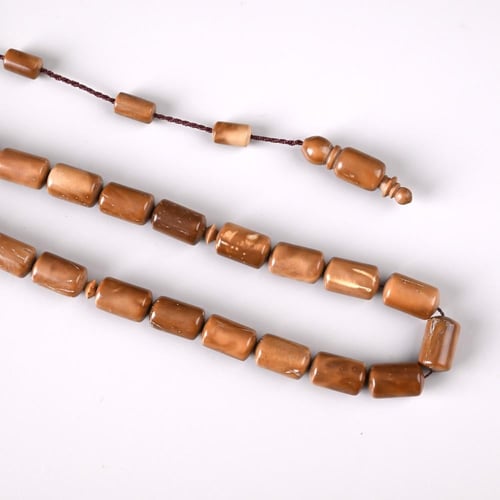 سبحة خشب الكوك الطبيعي | بني