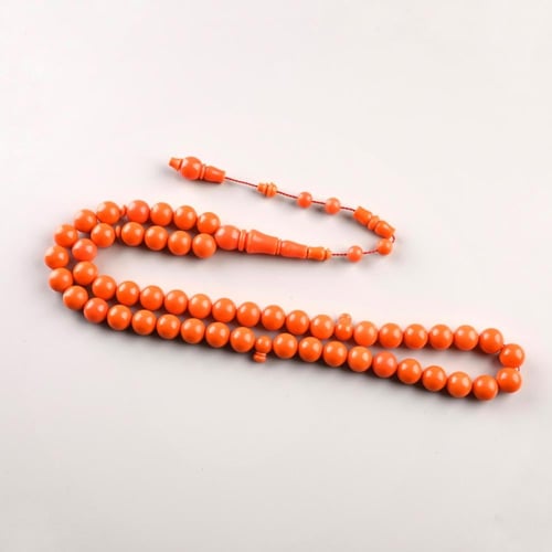 سبحة فاتوران برتقالي تمليكة