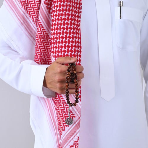 سبحة بكلايت عودي معرق | طربزونة فضة