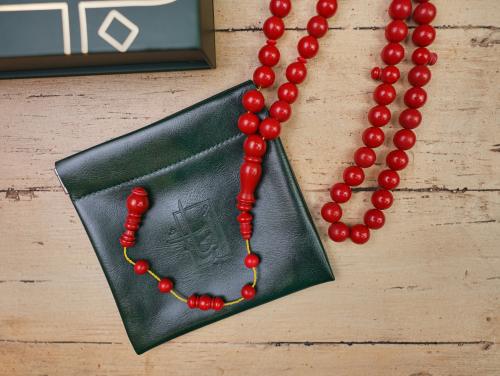 سبحة فاتوران احمر تمليكة