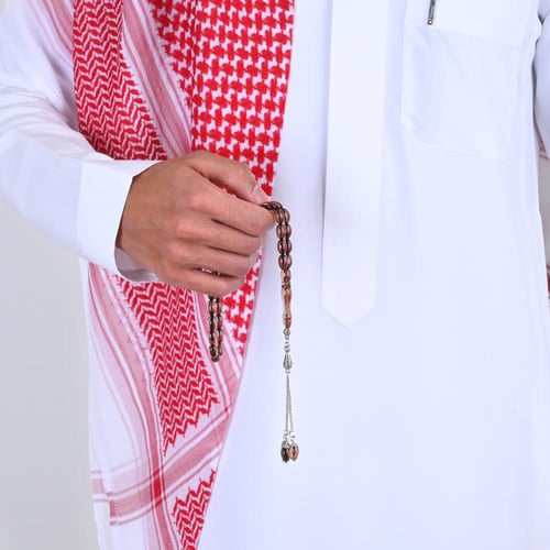 سبحة بكلايت بني شفاف | نواعم