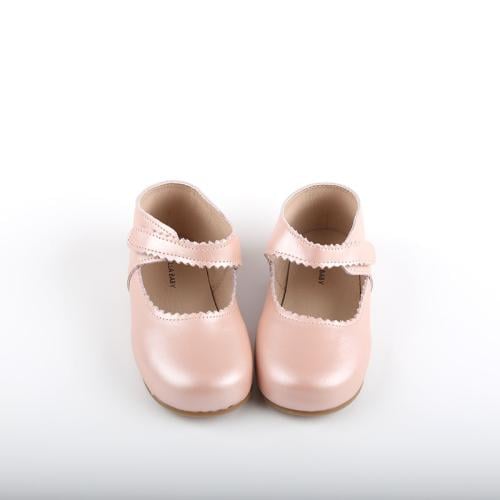 حذاء ماري جين للأطفال باللون الوردي