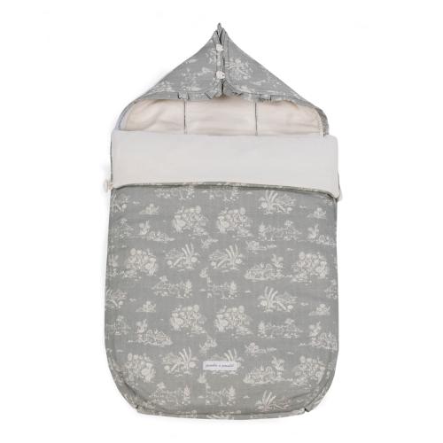 Baby Nest 3 in 1 Summer Toile - de Jouy Forest