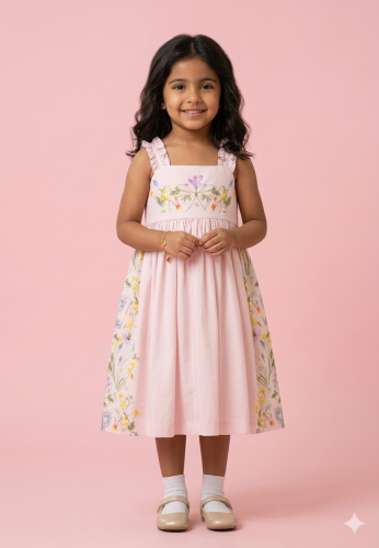 فستان السرو الزهري