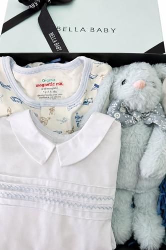 Blue Bunny Romper Gift Box