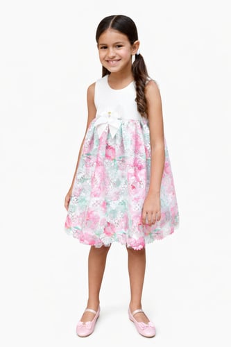 فستان كوريلا من الدانتيل المطبوع