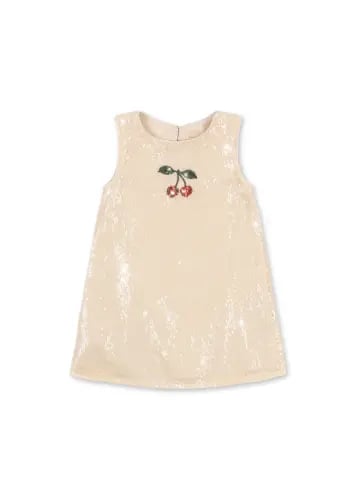 Aries Sequin Dress – White Smoke