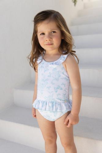 ملابس السباحة ذات الطباعة الخضراء المكونة من قطعة...