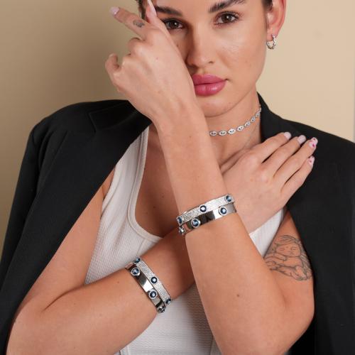 Catchers Bangle - full Cz
