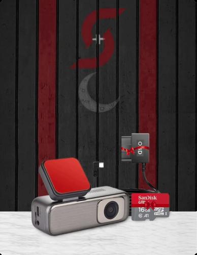 افضل داش كام بدقة 4K امامي وخلفي بدقة FHD + كيبل O...