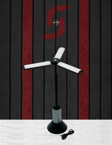 ستاند اضاءة + كشاف للرحلات