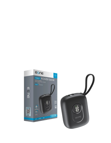 EONE | اصغر بطارية 10 الف + كيابل مدمجة