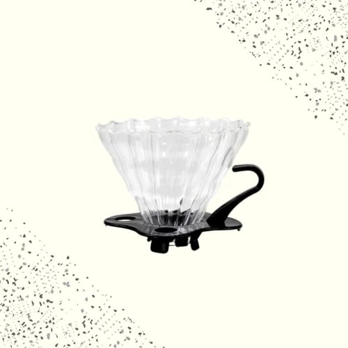 قمع تقطير v60 بلاستيك - مقاس 02