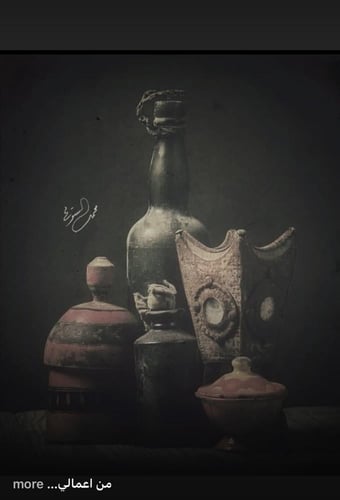 لوحات جدارية منوعه من اعمالي في الزخرفة النجدية