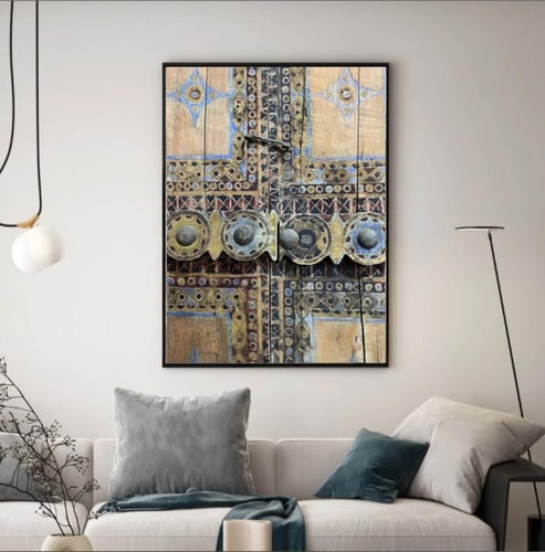 لوحات جدارية من الزخارف النجدية