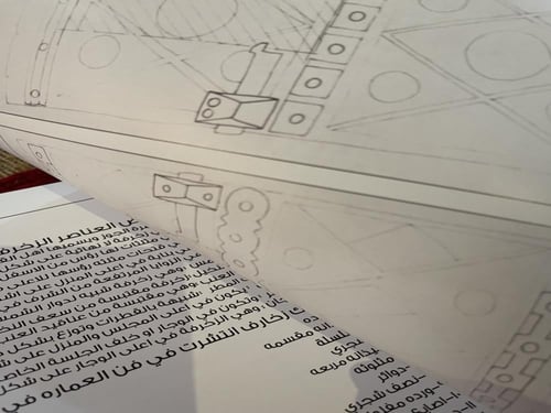 نسخه رقمية PDF من كتاب الزخارف الشعبية في البيوت ا...