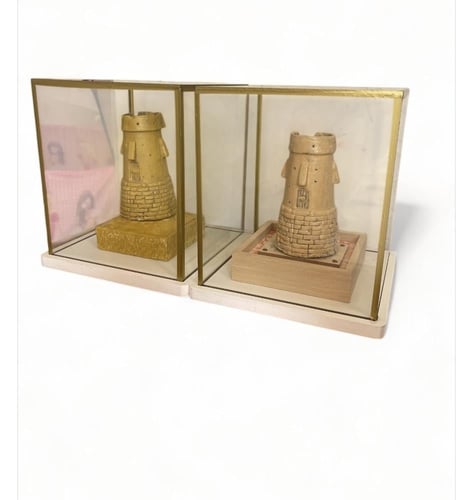 مجسم لمقصورة المرقب قديما