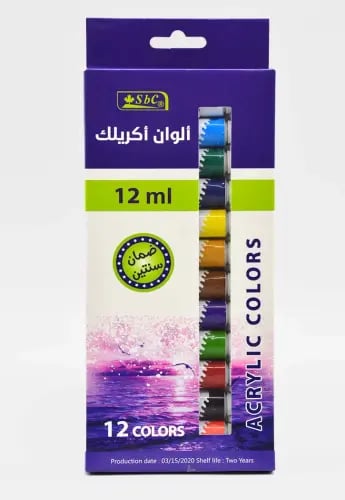 ألوان أكريلك 12ml