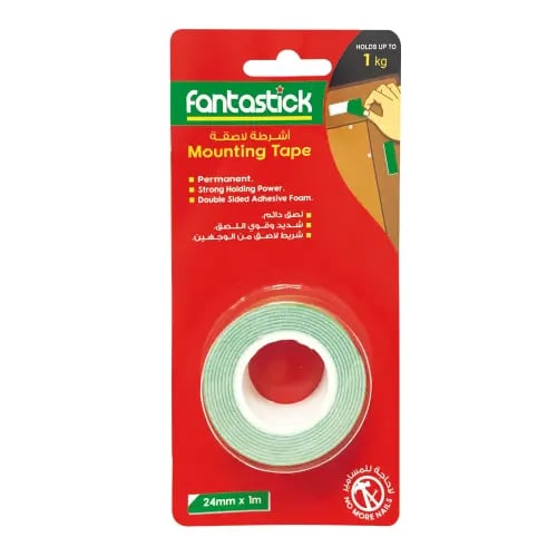 رول لاصق من الوجهين 24‎ mm X1 m