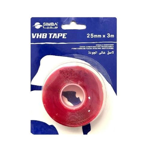 شريط لاصق جهتين قوي 3 ملم شفاف