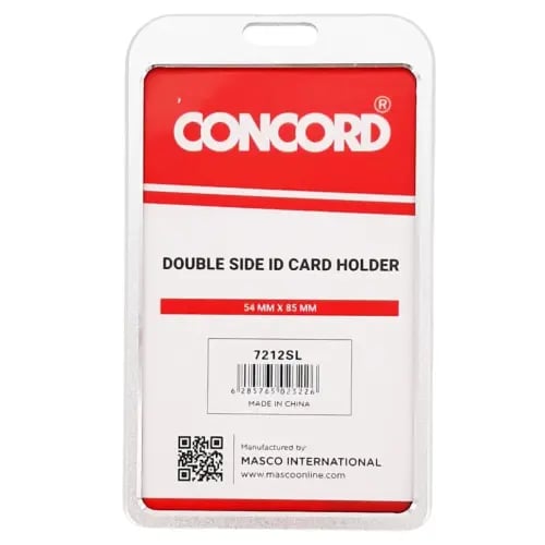 حافظة بطاقة المنيوم فضي 54*85 ملم MASCO 7212SL