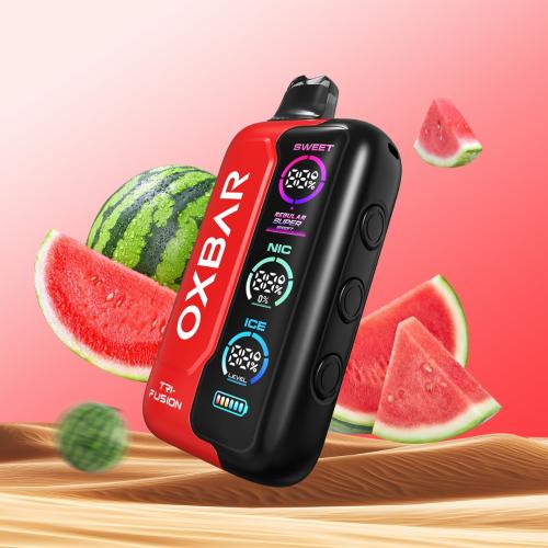 سحبة أوكس بار تي ار اي فيوجن 40K سحبة بطيخ OXBAR TRI-FUSION 40K PUFFS WATERMELON