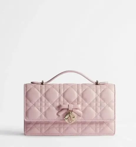 شنطة My Dior بفيونكة إصدار 2026 - وردي