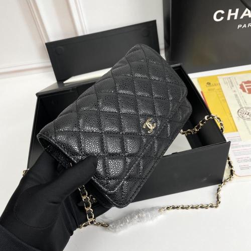 Chanel woc black caviar