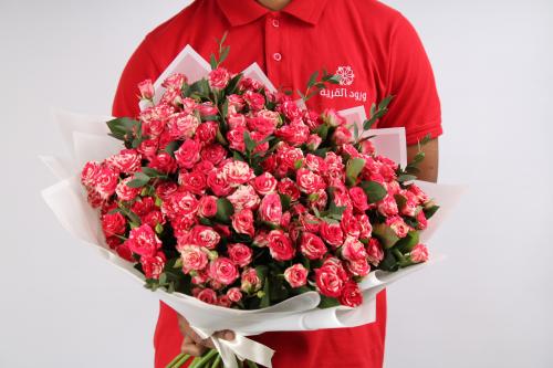 بوكيه البيبي روز الدبل كلر