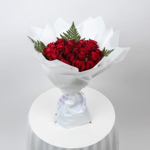 باقة الجوري الأحمر