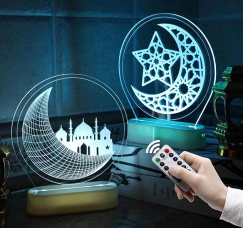 Ramadan illuminated decor