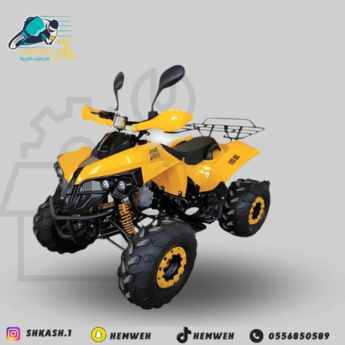 دراجة نارية 4 كفرات مقاس 125