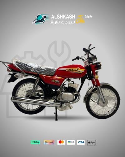 x100 سوزوكي اصلي احمر