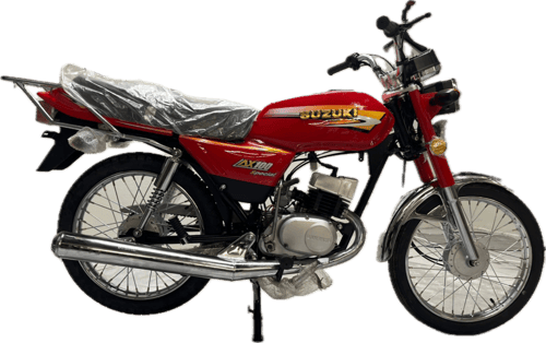 x100 سوزوكي اصلي احمر