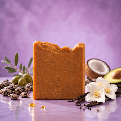 Natural vanilla soap