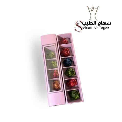 بخور ورد الجوري ذاتي الاشتعال 6 قطع