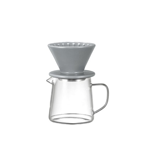 طقم تقطير 2 أكواب رمادي – Drip Set 01 2Cups Grey