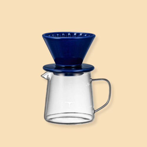 طقم تقطير 2 أكواب أزرق – Drip Set 01 2Cups Blue